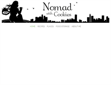 Tablet Screenshot of nomadwithcookies.com